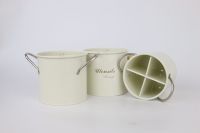 Porte-ustensile en métal de cuisine de ferme pour comptoir ustensile de cuisine décoratif pour porte-spatule de comptoir