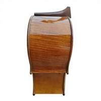 Handmade Professional Cello Instrument Hard Case Brazil Wood Bow Matte Dark Red Brown Color Spruce Maple Face Aluminum Strings