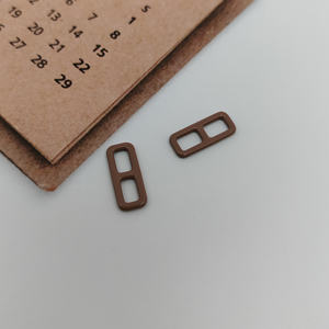 Fabricant en gros d'accessoires de soutien-gorge en nylon enduit, boucles, anneaux coulissants, crochets réglables, toutes tailles, anneaux et curseurs 6 mm - Product Image 4