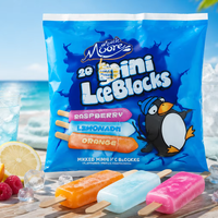 Sacs en plastique résistants aux basses températures pour emballage de snacks surgelés, barrière anti-humidité et anti-oxygène, emballage personnalisé pour glaces et bâtonnets glacés