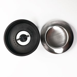 304 en acier inoxydable <span class=keywords><strong>sel</strong></span> de l'<span class=keywords><strong>himalaya</strong></span> et noir blanc moulin à poivre - Product Image 4
