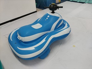 Regalo per le Vacanze: Moto d'Acqua Elettrica Gonfiabile Ricaricabile per Bambini, Barca Elettrica in PVC per Divertimento Estivo - Product Image 5