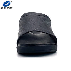 Claquettes en cuir microfibre Ideastep, sandales avec soutien de la voûte plantaire, amortissantes, <span class=keywords><strong>anti</strong></span>-chocs, antidérapantes, pour hommes - Product Image 5