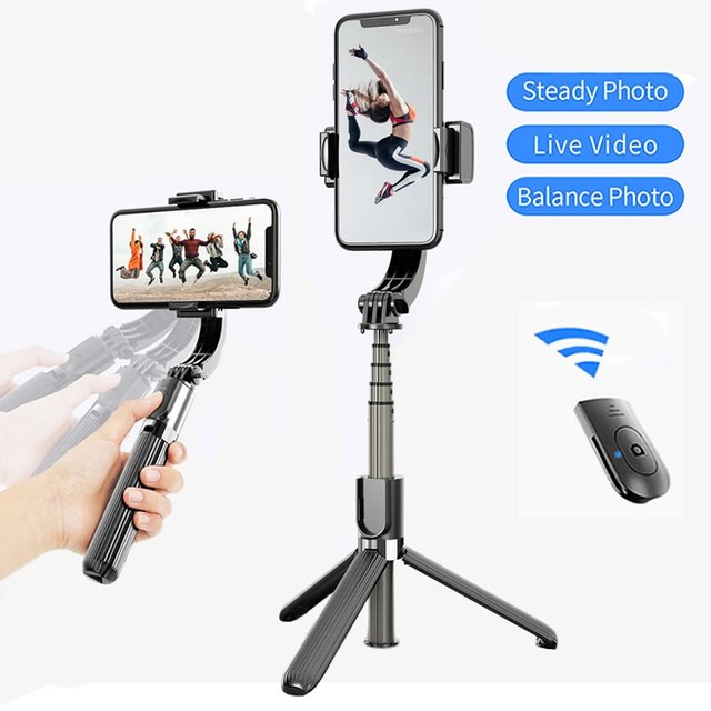Professional Portable Handheld Gimbal Stabilizer Control Tripod for Android IOS Smartphone YouTube Video Vlog