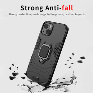 Moda 360 grados rotación Metal anillo titular contraportada para <span class=keywords><strong>iPhone</strong></span> 13 14 15 caja del teléfono celular - Product Image 2