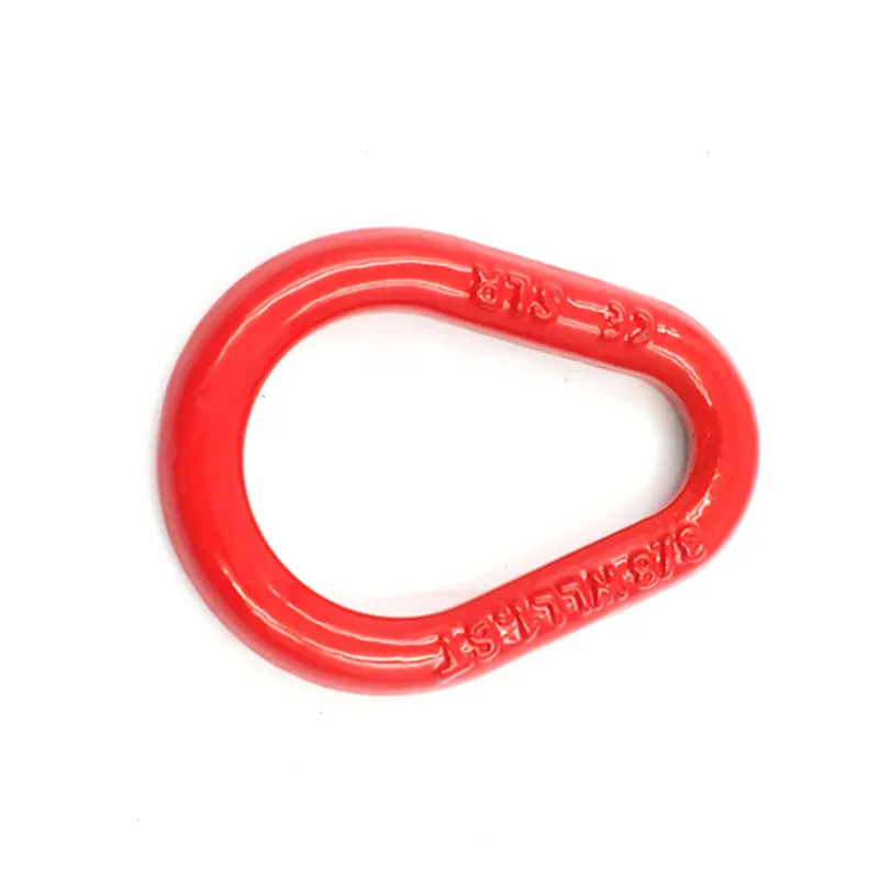 Popular aluminum lifting ring Forged Alloy Steel for chain Pear-shaped lifting ring