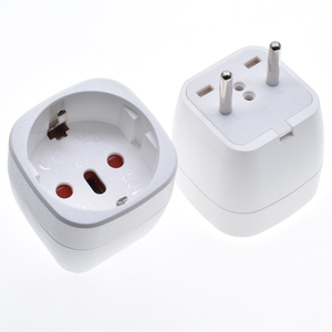 Wonplug suizo alemán a tipo G UK adaptador de enchufe de viaje Francia Corea a Reino Unido Adaptador convertidor de enchufe CH UE a Reino Unido EE. UU. AU IT con fusible - Product Image 2