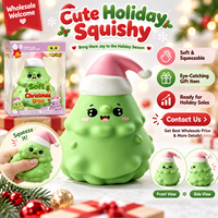 Jouets Squishy en Gros pour Noël : Adorables Jouets Anti-Stress à Remontée Lente pour Cadeaux de Fêtes