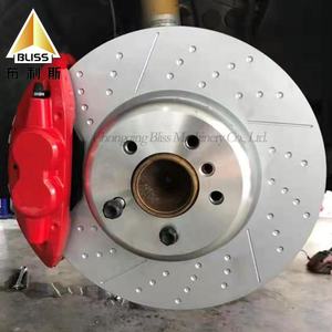 Kit Freni Maggiorati Anteriori 340Mm 370Mm Disco <span class=keywords><strong>Freno</strong></span> Modificato Pinza <span class=keywords><strong>Freno</strong></span> da Corsa a 4 Pistoni M4 per <span class=keywords><strong>F20</strong></span> F35 F32 F22 F30 - Product Image 5