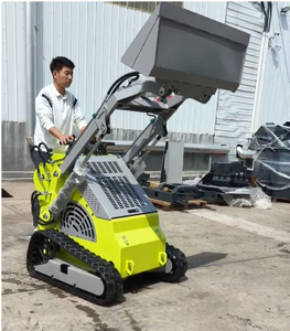 Livraison gratuite 1tonne <span class=keywords><strong>1000kg</strong></span> Infront China Skidsteer Home Garden Crawler Diesel Vehicle Mini Crawler Skid Steer Loader With Track - Product Image 3