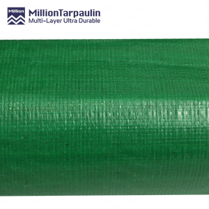 <span class=keywords><strong>Bâche</strong></span> robuste Million 200 g/m² verte, imperméable et résistante aux UV pour couverture extérieure et protection contre les intempéries - Product Image 1