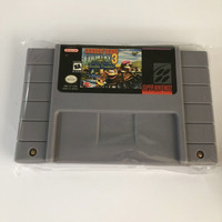 Cartouche vidéo loose Donkey Kong pays 3 dixie Kong double trouble (SNES 1992) cartouche snes