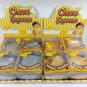 Best Selling Large 10cm Simulated Cheese Slow Rise Flour Filled Squeeze <b>Toy</b> Stress Relief <b>Fidget</b> <b>Toy</b> - Product Image 3