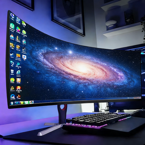 Monitor Gamer Curvo de 34 y 19 Pulgadas, 2k 3k 144Hz, para PC, Frecuencia de Actualización de 144Hz que Garantiza un Juego Fluido, Venta al Por Mayor de Fábrica, OEM ODM - Product Image 1