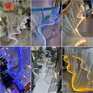Rideau lumineux LED pour plafond d'hôtel, décoration de mariage, bande lumineuse LED, vague, rideau de plafond pour mariage - Product Image 2