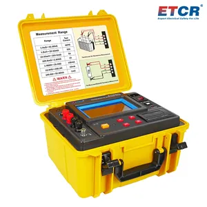 เครื่องทดสอบความต้านทานวงจรแบบพกพา ETCR3670 0.0-10.000 50A 100A คุณภาพสูงสำหรับงานบำรุงรักษาไฟฟ้า - Product Image 3
