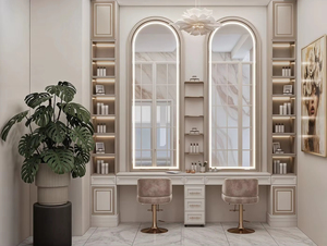 Muebles para Salón de Belleza Europeo |   Mostrador de Exhibición de Productos para Salón con Forma Personalizada y Diseños de Interiores para Salón - Product Image 3