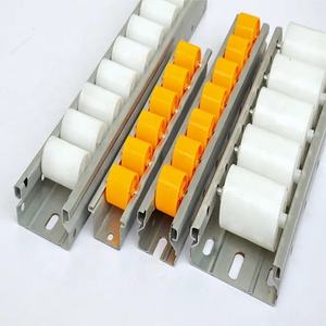 थोक उच्च गुणवत्ता वाले गुरुत्वाकर्षण प्रवाह रेल पे/एब्स व्हील पैलेट औद्योगिक प्लेऑन रोलर ट्रैक - Product Image 4