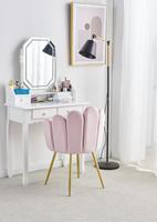 Chaise de canapé simple Ensemble de chaises de salon modernes Mobilier de salon Chaise de luxe Fauteuils en velours pour le salon de luxe