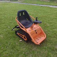 Leduole LT-2 Véhicule électrique tout-terrain pour enfants, petit char à quatre roues, jouet de divertissement pour aire de jeux, en fibre de verre, pour l'extérieur