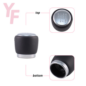 Gear Shift Knob LEVER thay đổi hộp số Shifter da cho TOYOTA của nhãn hiệu <span class=keywords><strong>Selector</strong></span> xử lý 6 tốc độ Phụ kiện xe hơi - Product Image 4