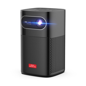 โปรเจคเตอร์วิดีโอพกพาอัจฉริยะ Google-TV Certified ความละเอียด 1080P 4K-Laser ชาร์จไฟได้ ฉายระยะใกล้ สำหรับดูหนังกลางแจ้ง รองรับ 3D TV Beamer - Product Image 1