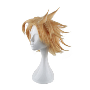 <span class=keywords><strong>Bakugo</strong></span> Katsuki วิกคอสเพลย์ My HERO Academia spiky สีบลอนด์อะนิเมะ spiky ผมสังเคราะห์ทนความร้อนเครื่องแต่งกายฮีโร่สำหรับมืออาชีพ - Product Image 2