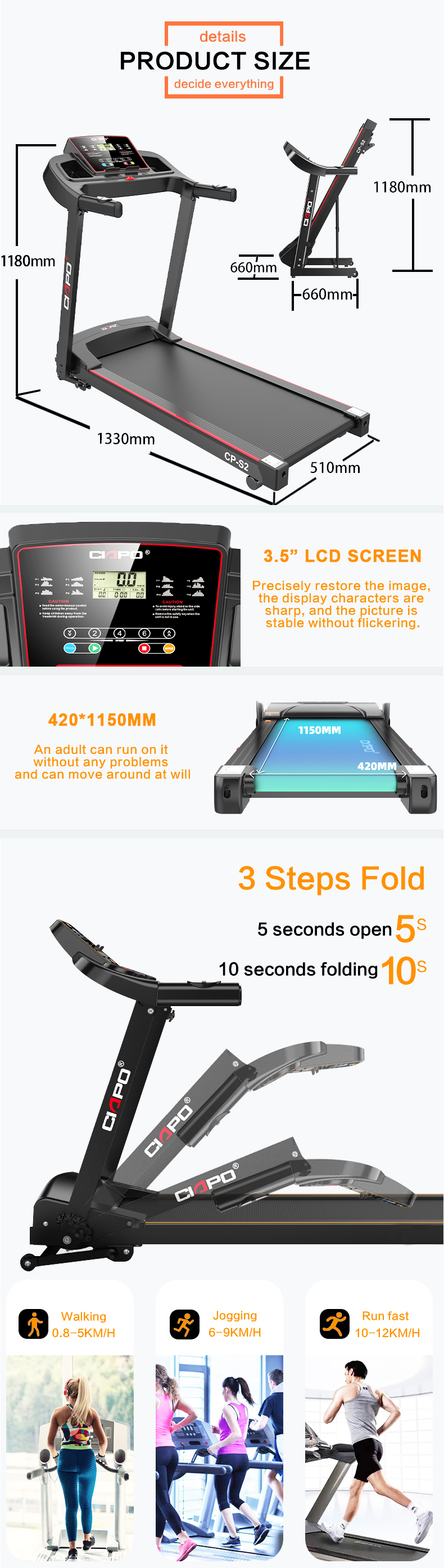 Triterador — course motorisée de nouvelle génération pour tapis roulant, à usage domestique, bon marché, nouveauté