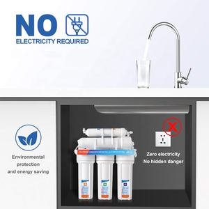 Purificateur de filtre de filtration d'eau par osmose inverse domestique souterrain standard à 5 étapes pour l'eau de puits - Product Image 6