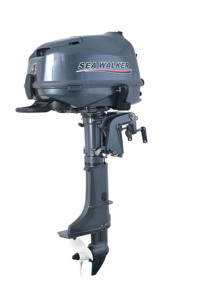 มอเตอร์เรือเดินทะเลสมรรถนะสูง 4 แรงม้า 4 จังหวะ ยี่ห้อ Seawalker สำหรับเรือประมงและเรือแข่งความเร็ว รุ่น F4MHS สมรรถนะสูง ให้พลังขับเคลื่อน - Product Image 3