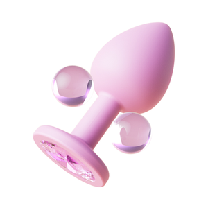 Mini plug anal rond en silicone pour femme, pour usage prolongé en extérieur, jouet sexuel anal pour le plaisir en plein air - Product Image 3