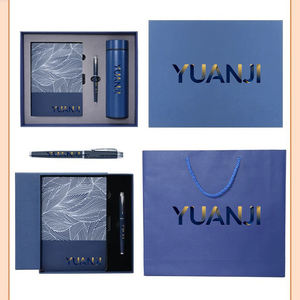 ชุดของขวัญสมุดโน้ตปรับแต่งได้ พร้อมปากกาและขวดน้ำ สมุดโน้ตสำหรับธุรกิจ ของขวัญกระบอกน้ำเก็บความร้อน ชุดของขวัญสมุดโน้ตสุดหรู - Product Image 6