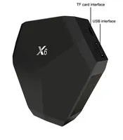 2023 X6 Mini Game Stick 4K TV box Classique 10000 Jeux 64GB Sortie HD Consoles de jeux vidéo rétro pour PS1/GBA M8 TV Console de jeu