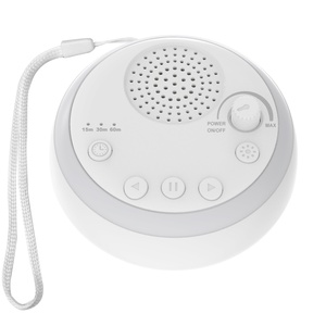 900mAh Rechargeable White Noise <b>Sleep</b> Aid Machine - Portable Sound Soother with Tap Control Night <b>Light</b> for Baby & Adult - Product Image 5