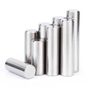 Tùy chỉnh trục 1/4 ''1/8'' hình trụ thẳng Threaded knurl Brass nhôm thép không gỉ bước chốt Pin - Product Image 6