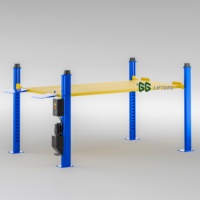 Ascenseur de stationnement hydraulique à 4 poteaux de 3,6 tonnes pour l'atelier de stockage desservant l'élévateur de camion certifié CE