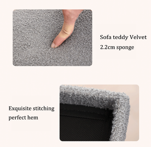 Banc de rangement pliable moderne en tissu, banc en MDF en bois durable pour le salon, canapé-<span class=keywords><strong>lit</strong></span> - Product Image 5