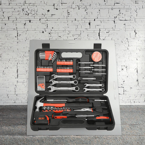 للبيع بالجملة مجموعة أدوات مركبة 24 طن S2 مثقاب إصلاح مقبس وجع حقيبة كماشة منزلية للاستخدام المنزلي - Product Image 3