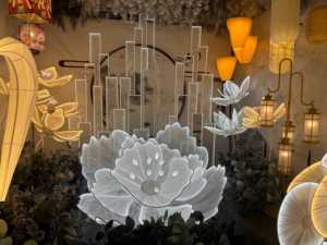 زينة الزفاف الدعائم ضوء روز ارتفاع ضوء الزفاف محور كبير روز مصباح - Product Image 5