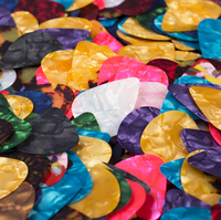 Factory Wholesale Custom Logo Design Celluloid Guitar Picks Cheap Stringed Instruments Parts & Accessories
