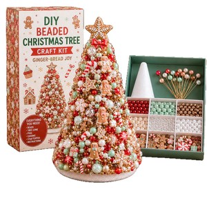 Produit innovant 2026, kit de décoration de sapin de Noël perlé, nouveau modèle, vente en gros - Product Image 6