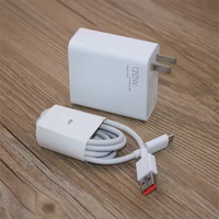 Adaptadores de enchufe de EE. UU. UE de 120W con cable USB 6A Usb A + C Cargador rápido Tipo C Carga rápida para Xiaomi, Redmi, Huawei Oppo, Honor, Vivo