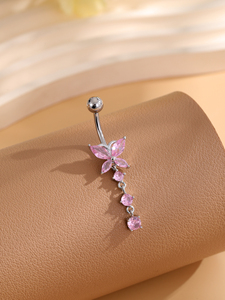 Thiết Lập 10 Thép Không Gỉ Bướm Bụng Nhẫn 3 Nhỏ Zircon Vàng Sexy <span class=keywords><strong>Navel</strong></span> Piercing Đối Với Phụ Nữ Y2K Số Lượng Lớn Đồ Trang Sức Sexy Đối Với Quà Tặng - Product Image 4