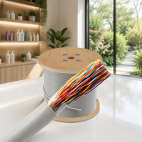 Câble téléphonique intérieur en cuivre Cat 3, paire PVC, 50 paires, câble téléphonique 20x2x0.5mm, câble téléphonique 32 paires