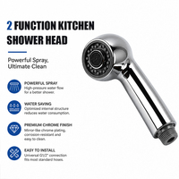 Pommeau de douche portable en ABS chromé, résistant à la corrosion, personnalisable OEM pour équipement de salle de bain commerciale