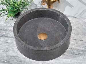 Blu Marmo Calcare Cinese A Buon Mercato Naturale di Pietra Lavabo - Product Image 4