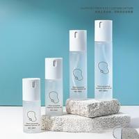 En stock – Flacon pulvérisateur transparent avec interrupteur gauche/droite, pour eau, huile, gel, usage cosmétique, tête de pulvérisation rotative, PETG 50/60/80/100ml