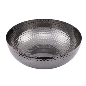 Dernier modèle de bol de service en aluminium martelé pour la décoration intérieure Meilleure vente Pots de fleurs de forme ronde Jardinière pour la décoration de jardin - Product Image 5