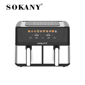 <span class=keywords><strong>Freidora</strong></span> <span class=keywords><strong>de</strong></span> Aire Digital Eléctrica <span class=keywords><strong>de</strong></span> Acero Inoxidable Sokany, Moderna, con Pantalla LCD Cuadrada, para Uso Comercial, Hotelero y Doméstico, con Dos Cestas, <span class=keywords><strong>Precio</strong></span> Bajo - Product Image 5