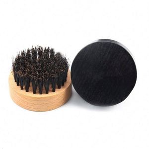 Brosse de nettoyage en poils de sanglier noirs avec logo personnalisé - Product Image 4